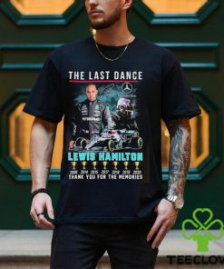 Mercedes Benz The Last Dance Lewis Hamilton Thank You For The Memories Signature Mug Custom Name Shirt