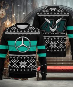Mercedes Mpr X Lh Christmas Santa Hat AOP Print 3D Ugly Sweater