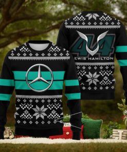 Mercedes Mpr X Lh Christmas Santa Hat AOP Print 3D Ugly Sweater