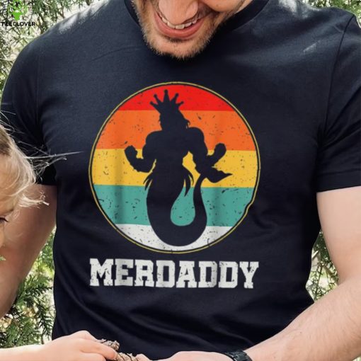 Merdaddy Security Merman Mermaid Daddy Fish Father’s Day Long Sleeve T shirt