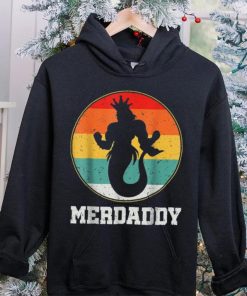 Merdaddy Security Merman Mermaid Daddy Fish Father’s Day Long Sleeve T shirt