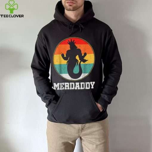 Merdaddy Security Merman Mermaid Daddy Fish Father’s Day Long Sleeve T shirt