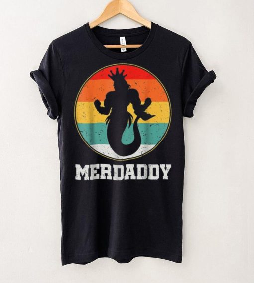 Merdaddy Security Merman Mermaid Daddy Fish Father’s Day Long Sleeve T shirt