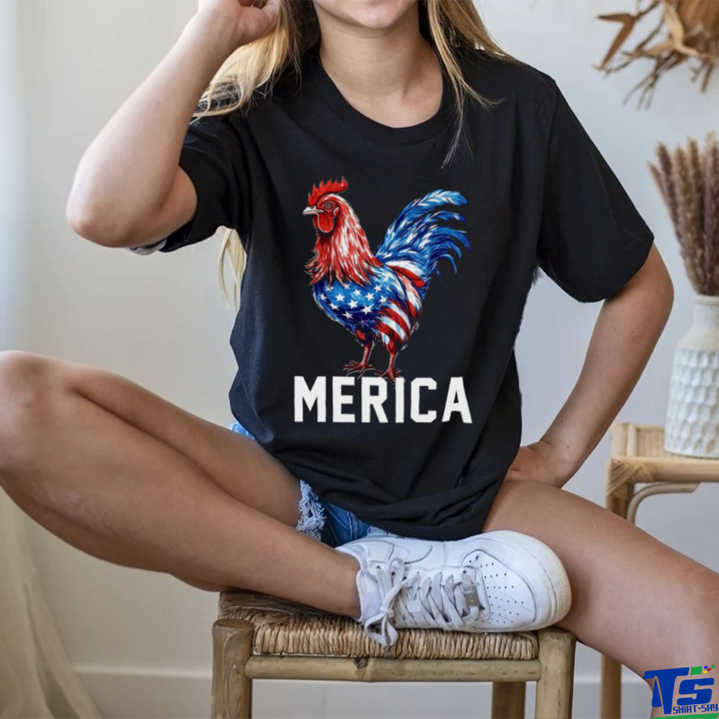 Merica Chicken USA Flag   Independence Day Chicken Classic T Shirt Merica Chicken USA Flag   Independence Day Chicken Classic T Shirt