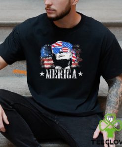 Merica Trump 4th Of July Us American Flag Women Shirt