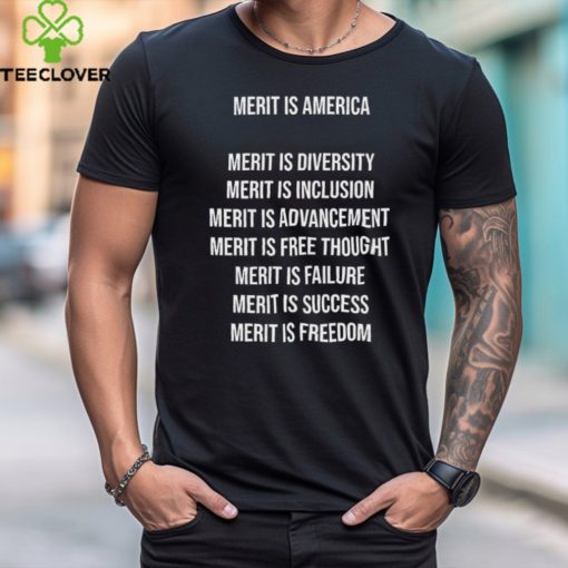 Merit is America Merit is diversity Merit is inclusion hoodie, sweater, longsleeve, shirt v-neck, t-shirt