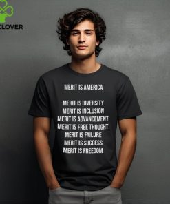 Merit is America Merit is diversity Merit is inclusion hoodie, sweater, longsleeve, shirt v-neck, t-shirt