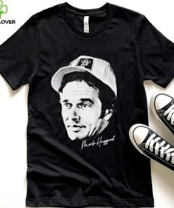 Merle Haggard face signature retro shirt