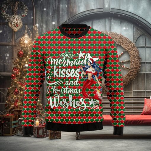 Mermaid Christmas Ugly Christmas Sweater Gift For Men And Women