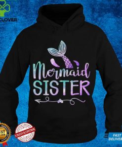 Mermaid Sister Funny Family Matching Birthday T Shirt