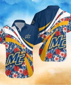 Merrimack Warriors 3D Hawaiian Shirt Hibiscus Sport Style NCAA Men And Women Gift For Fans
