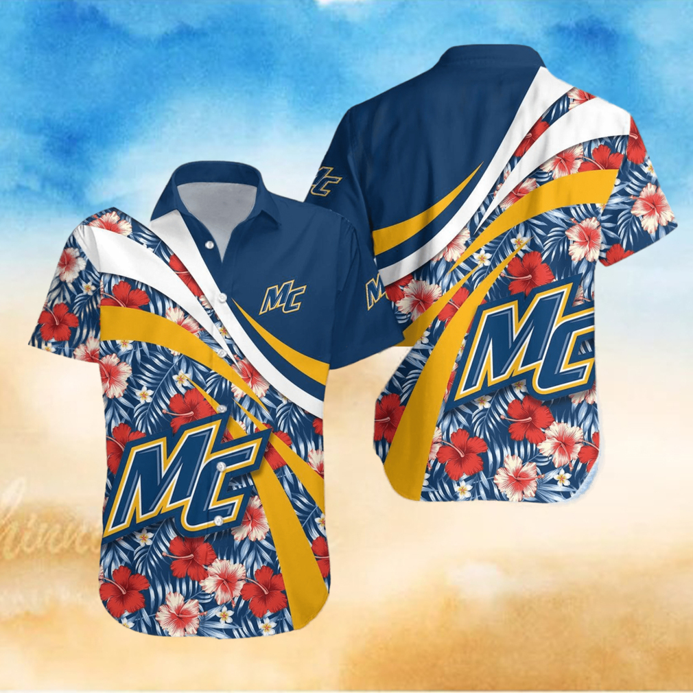 Merrimack Warriors 3D Hawaiian Shirt Hibiscus Sport Style NCAA Men And Women Gift For Fans Merrimack Warriors 3D Hawaiian Shirt Hibiscus Sport Style NCAA Men And Women Gift For Fans
