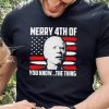 Vintage Old Flag US Pro Trump We The People Have Had Enough Vote Red Shirt