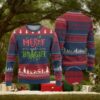 Merry Kushmas Ugly Christmas Sweater Ugly Santa Smoking Cannabis Weed 420 Xmas