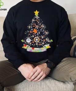 Merry And Bright Los Houston Astros MLB Christmas Tree 2022 Shirt