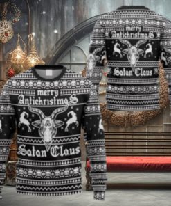 Merry Antichristmas Satan Claus Ugly Christmas Sweater