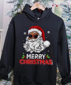 Merry Bright Groovy Christmas Retro Holiday 70s Santa Unisex Shirt