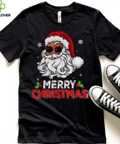 Merry Bright Groovy Christmas Retro Holiday 70s Santa Unisex Shirt