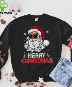 Merry Bright Groovy Christmas Retro Holiday 70s Santa Unisex Shirt