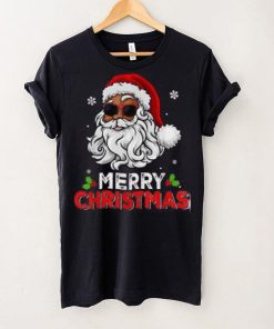 Merry Bright Groovy Christmas Retro Holiday 70s Santa Unisex Shirt