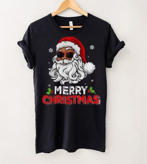 Merry Bright Groovy Christmas Retro Holiday 70s Santa Unisex Shirt