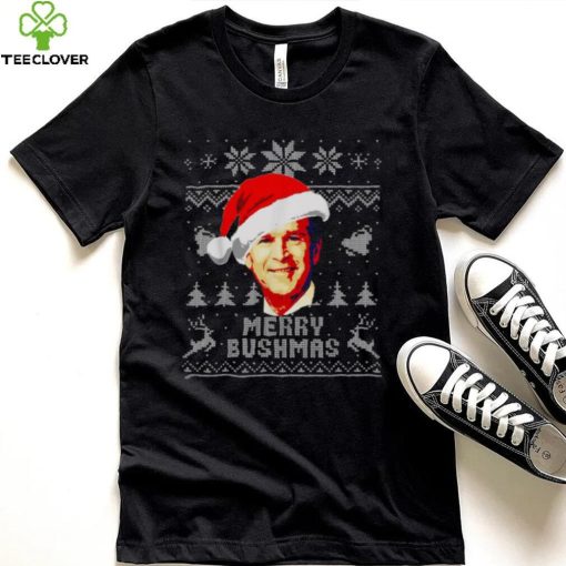 Merry Bushmas Funny Christmas George W Bush hoodie, sweater, longsleeve, shirt v-neck, t-shirt