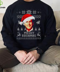 Merry Bushmas Funny Christmas George W Bush hoodie, sweater, longsleeve, shirt v-neck, t-shirt