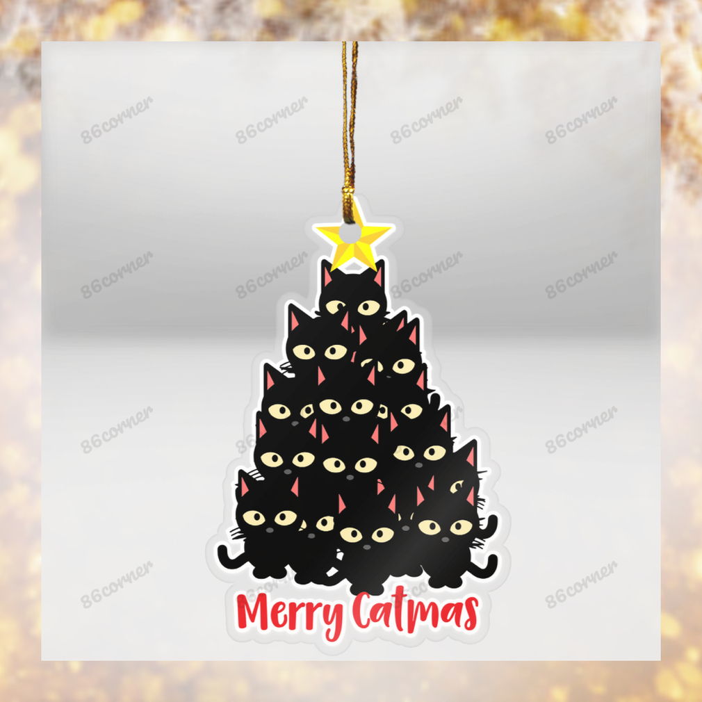 Merry Catmas ornament