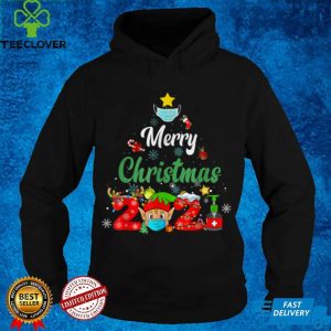 Merry Christmas 2021 Reindeer Funny Pajamas Family Xmas T Shirt