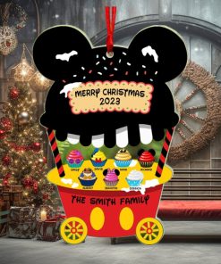 Merry Christmas 2023 Personalized Acrylic Ornament  Gift For Family  Christmas Gift