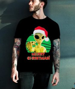 Merry Christmas Alien Ufo Outer Space Shirt