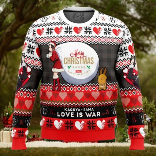 Merry Christmas And Happy New Year Kaguya Sama Love Is War Ugly Christmas Sweater