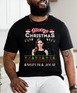 Merry Christmas Angelina Jolie Christmas Shirt