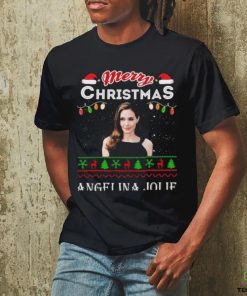 Merry Christmas Angelina Jolie Christmas Shirt