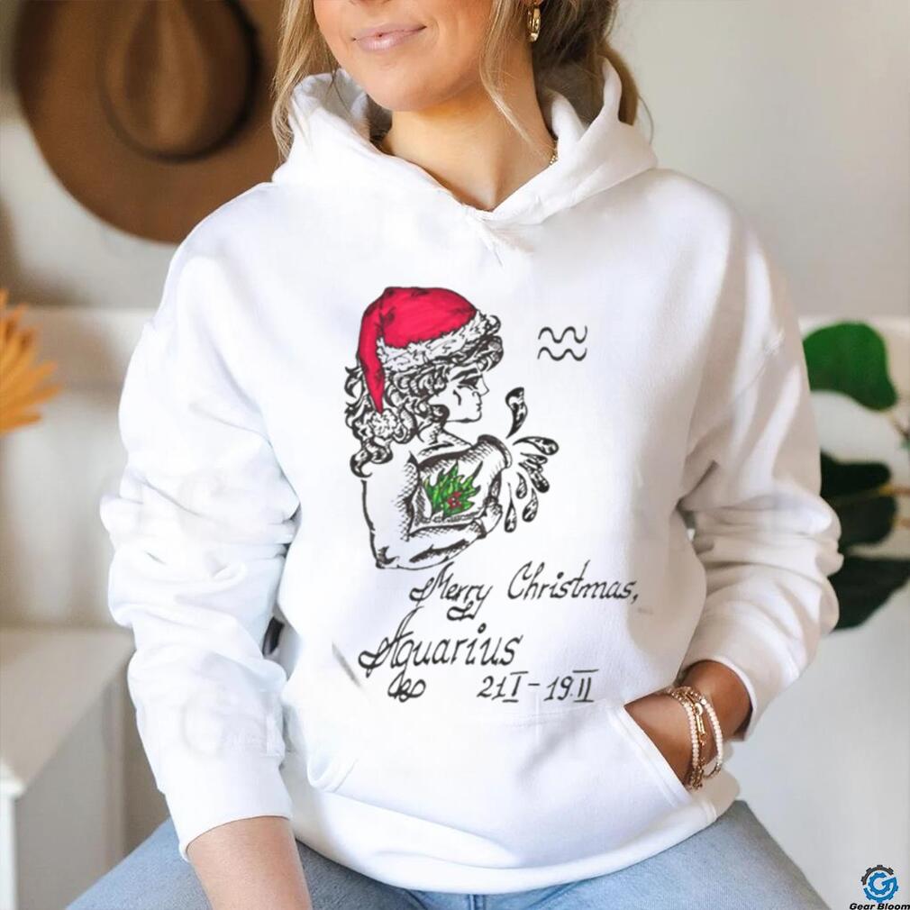 Merry Christmas Aquarius shirt Merry Christmas Aquarius shirt