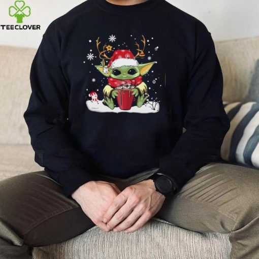 Merry Christmas Baby Yoda Christmas T hoodie, sweater, longsleeve, shirt v-neck, t-shirt Star Wars Funny Gift
