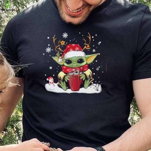 Merry Christmas Baby Yoda Christmas T hoodie, sweater, longsleeve, shirt v-neck, t-shirt Star Wars Funny Gift