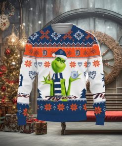 Merry Christmas Baseball American Grinch Cute Oakland Athletics 3D Sweater
