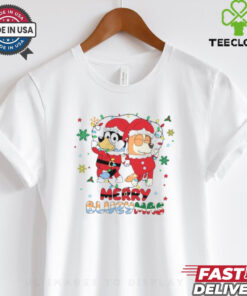 Merry Christmas Bluey Shirt