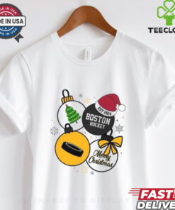 Merry Christmas Boston Hockey Est 1924 Shirt