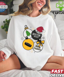 Merry Christmas Boston Hockey Est 1924 Shirt