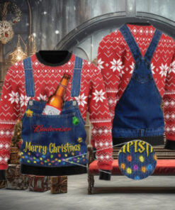 Merry Christmas Budweiser Ugly Sweater
