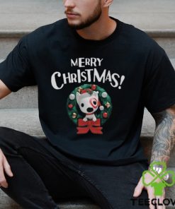 Merry Christmas Bullseye Santa Dog Team Member Target Classic T Shirt