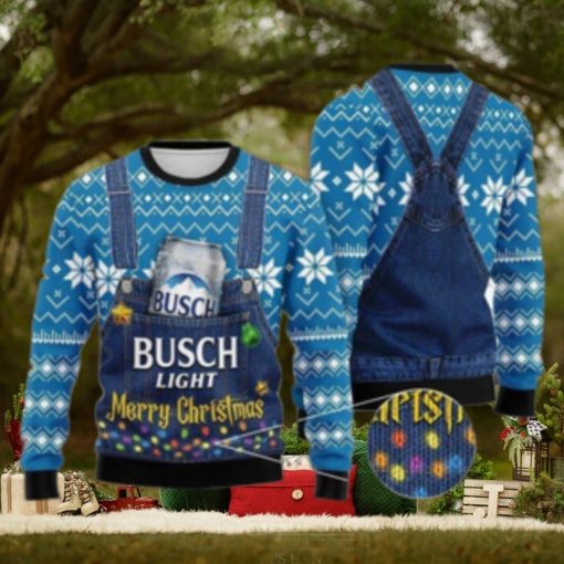 Merry Christmas Busch Light Ugly Sweater