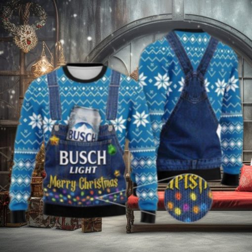 Merry Christmas Busch Light Ugly Sweater