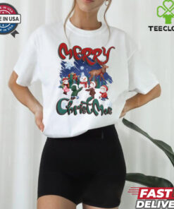 Merry Christmas Children make snowmen vintage shirt