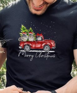 Merry Christmas Chinchilla Farmer Santa Truck Xmas Reindeer Shirt 2 Merry Christmas Chinchilla Farmer Santa Truck Xmas Reindeer Shirt