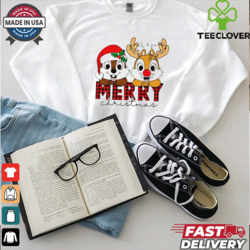 Merry Christmas Chip and Dale Antler Double Trouble shirt