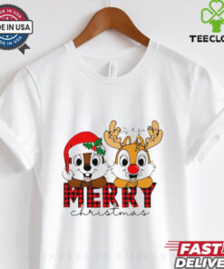 Merry Christmas Chip and Dale Antler Double Trouble shirt