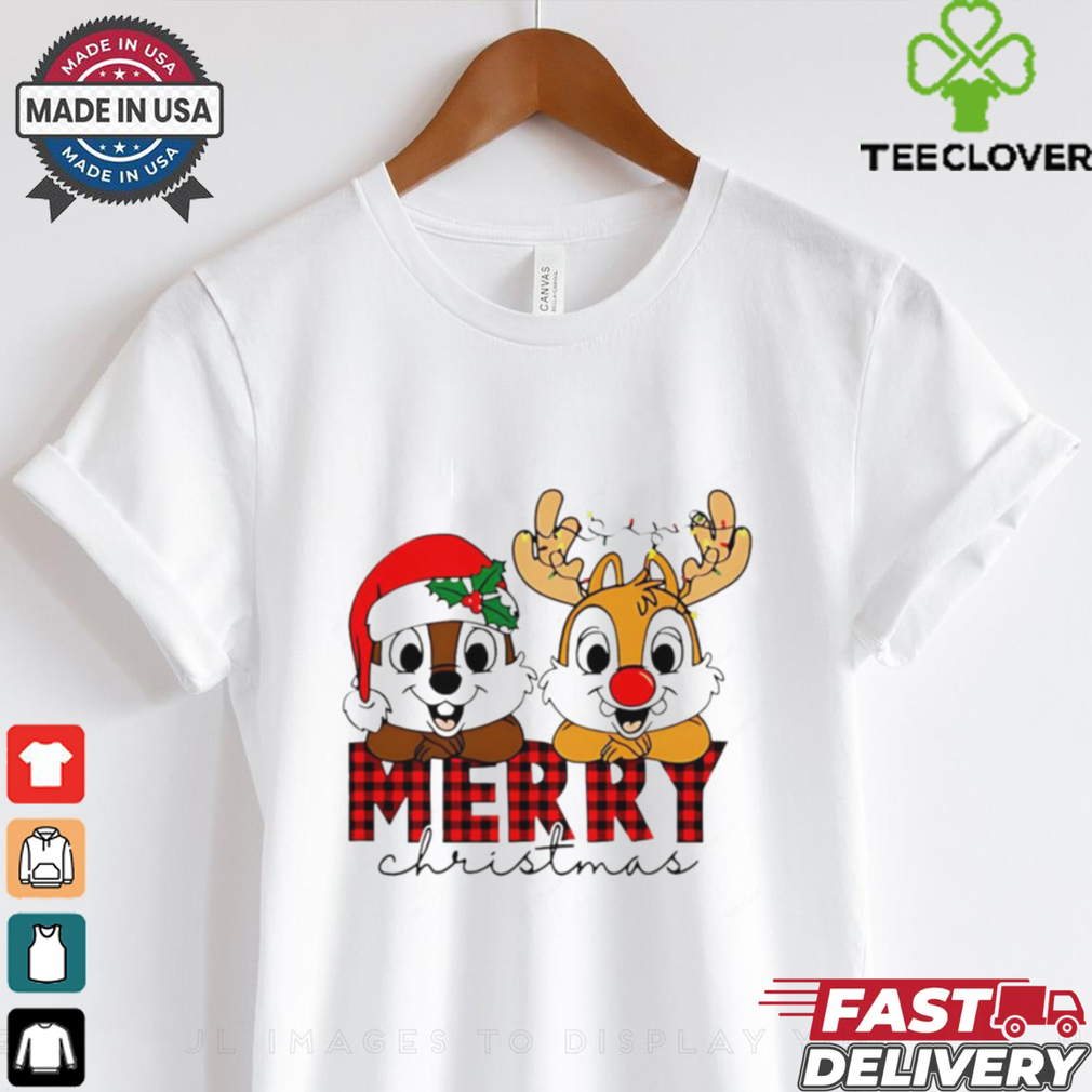 Merry Christmas Chip and Dale Antler Double Trouble shirt Merry Christmas Chip and Dale Antler Double Trouble shirt